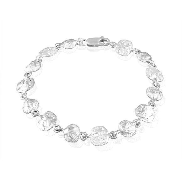 B-2001 Sand Dollar and Shell Bracelet | Teeda