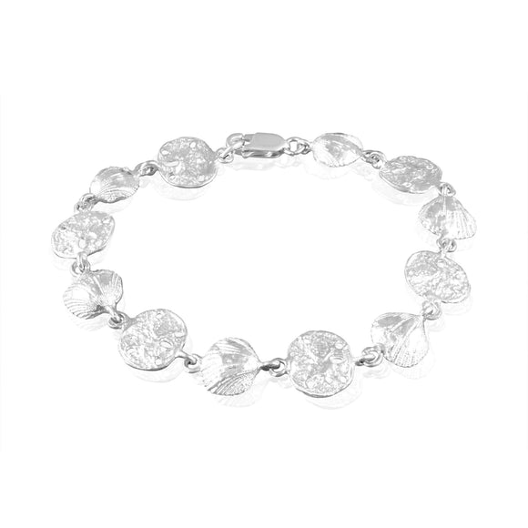 B-2062 Sand Dollar and Seashell Bracelet | Teeda