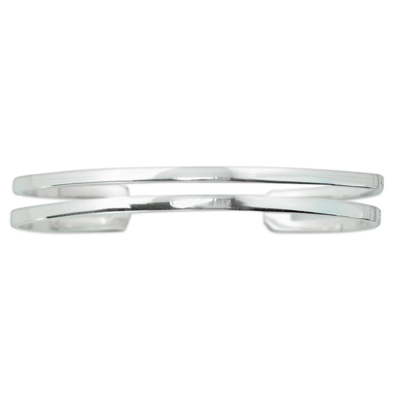 BB-1390 2 Strand Straight Cuff Bracelet | Teeda
