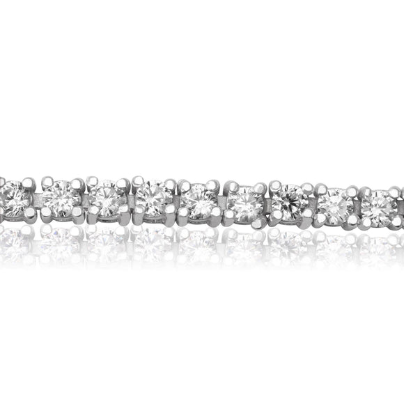 BZ-5000-C CZ Cubic Zirconia Tennis Bracelet - Clear | Teeda
