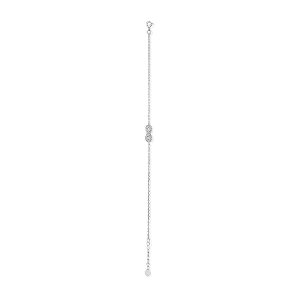 BZ-7001 Infinity Symbol Cubic Zirconia Bracelet