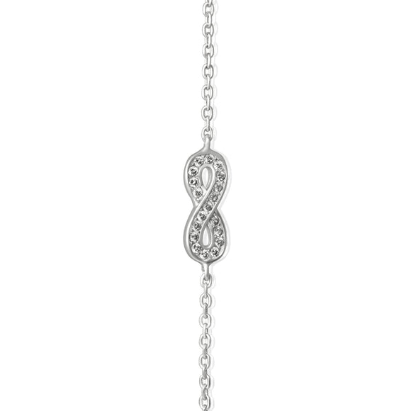 BZ-7001 Infinity Symbol Cubic Zirconia Bracelet | Teeda
