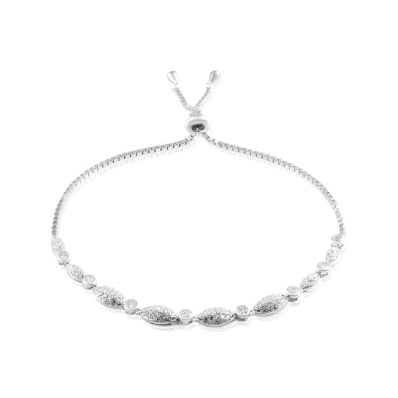 BZ-7018 Micropavé CZ Slider Bracelet