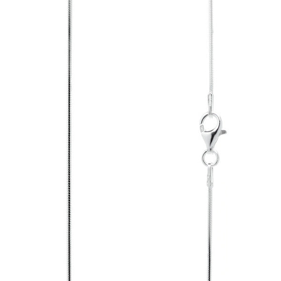 CSED-025 8-Sided Diamond Cut Snake 025 Chain 1.0mm | Teeda