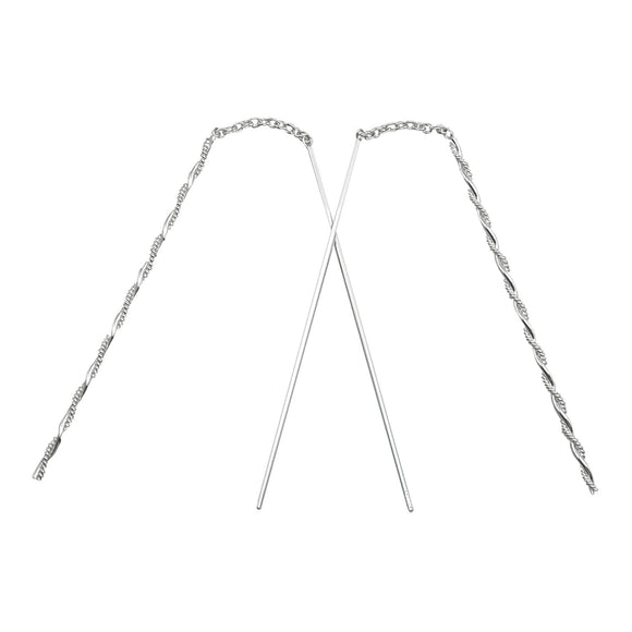 E-1340 Twist Bar Ear Threads | Teeda