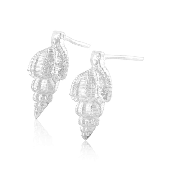 E-2152 Tulip Shell Post Earrings | Teeda
