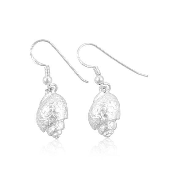 E-2192 Nutmeg Shell French Wire Earrings | Teeda