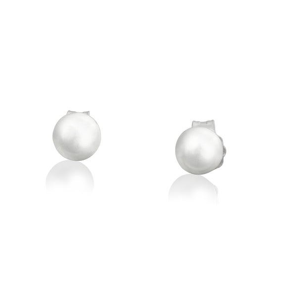 EBS-040 Round Ball Stud Earrings 4mm