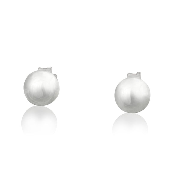 EBS-060 Round Ball Stud Earrings 6mm