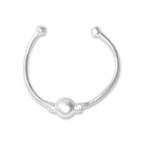 EC-1210 Ball n Beads Ear Cuff | Teeda