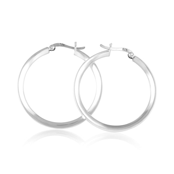 EHS-9012 Round Snap Hoop Earrings
