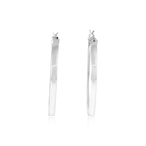 EHS-9012 Round Snap Hoop Earrings