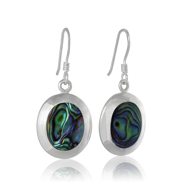 EMOP-1220 Mother of Pearl Inlay Earrings