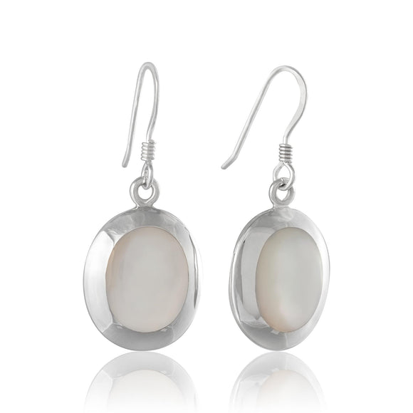 EMOP-1220 Mother of Pearl Inlay Earrings | Teeda