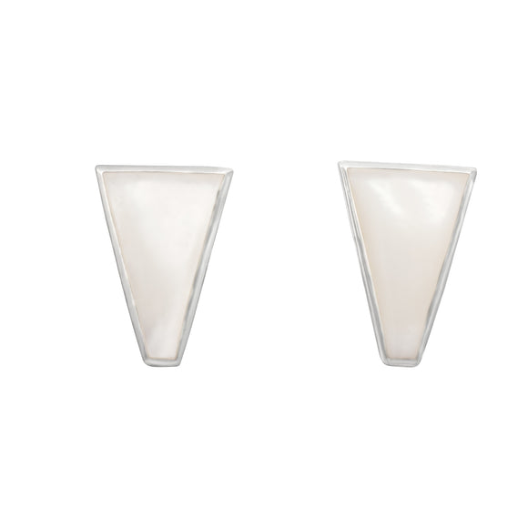 EMOP-1450-P Mother Of Pearl Inlay Earrings - Mother of Pearl | Teeda