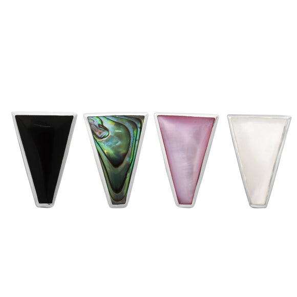 EMOP-1450 Mother of Pearl Inlay Earrings