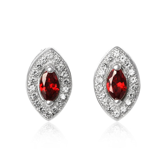 EZ-1079 Micropavé Cubic Zirconia Earrings