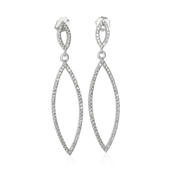 EZ-1095 Micropavé CZ Earrings | Teeda