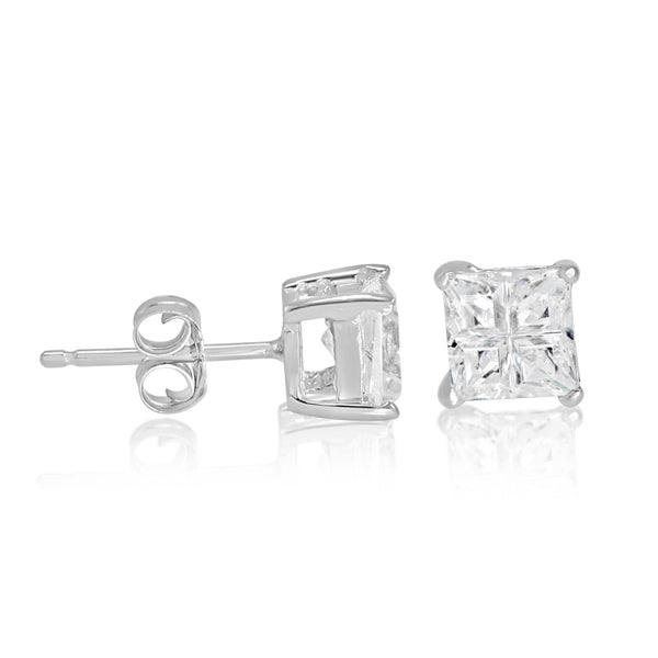 Invisible on sale stud earrings