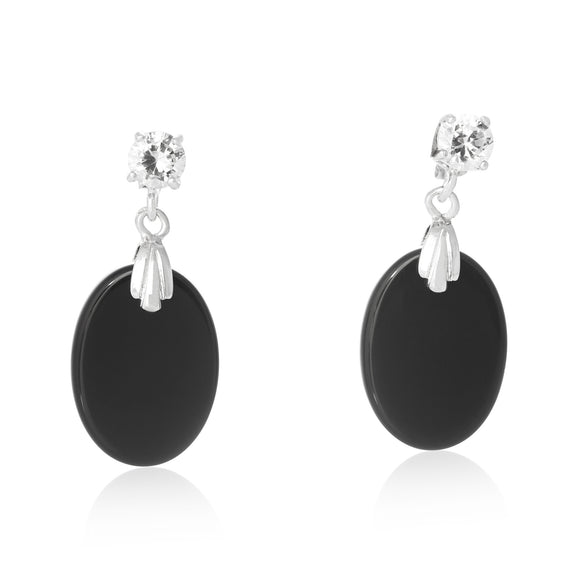 EZP-7019 Oval Dangle Earrings