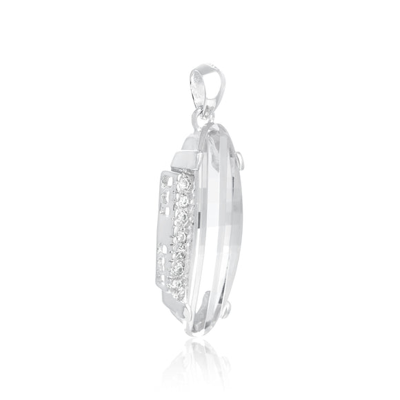 PZ-7005 Faceted CZ Pendant | Teeda