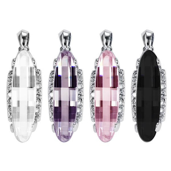 PZ-7005 Faceted CZ Pendant