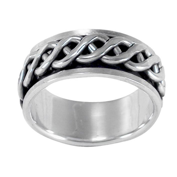 R-9020 Men's Spin Spinning Ring | Teeda