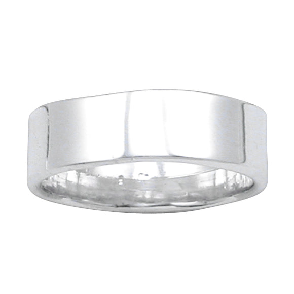 RBS-060 Flat Wedding Band 6mm | Teeda