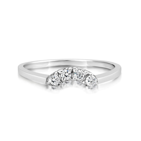 RSZ-2143 Cubic Zirconia Engagement Wedding Ring Set