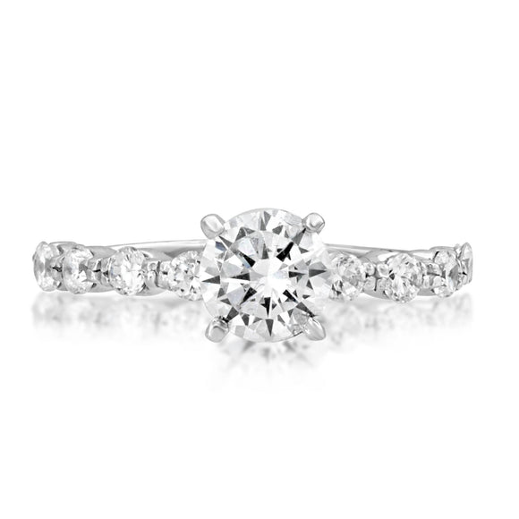 RSZ-2150 Cubic Zirconia Engagement Wedding Ring Set