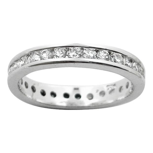RZ-1210 Cubic Zirconia Eternity Ring | Teeda