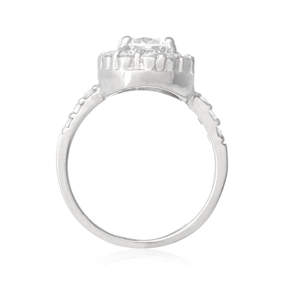 RZ-2360 CZ Topiary Crown Ring