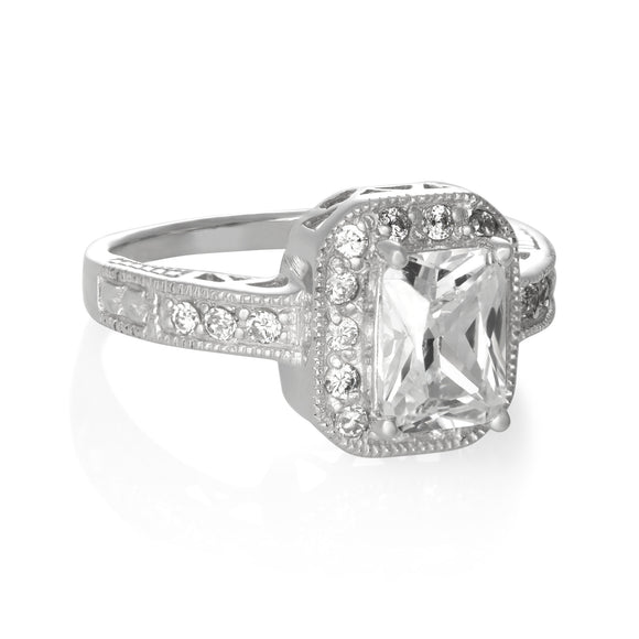 RZ-6590 Cocktail Fancy CZ Ring | Teeda