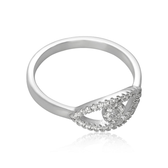 RZ-7160 Evil Eye Cubic Zirconia Ring