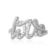 RZ-7166 Love Cubic Zirconia Ring | Teeda