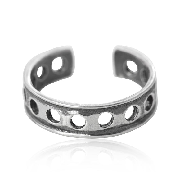 TR-1180 Holey Toe Ring | Teeda