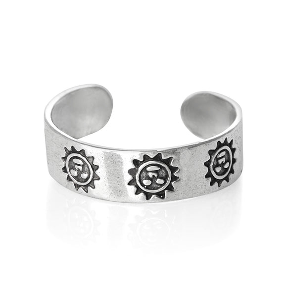 TR-1330 Happy Sun Toe Ring | Teeda