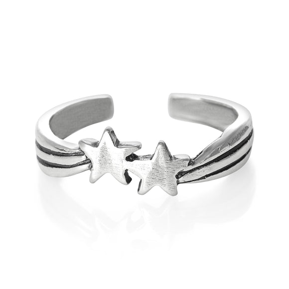 TR-1390 Shooting Stars Toe Ring | Teeda