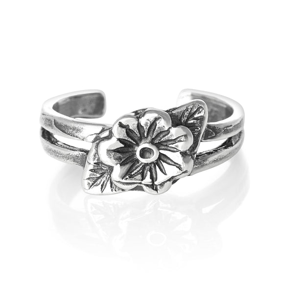 TR-1570 Flower Toe Ring | Teeda