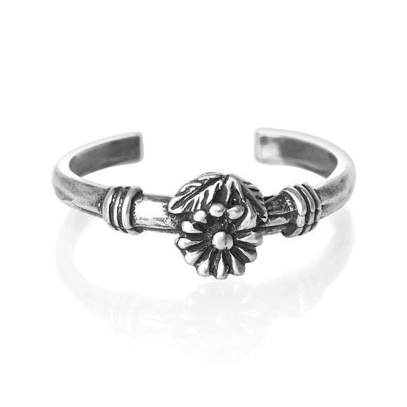 TR-1580 Flower Toe Ring | Teeda