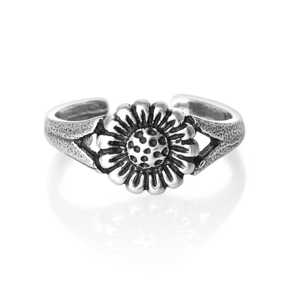 TR-1590 Flower Toe Ring | Teeda