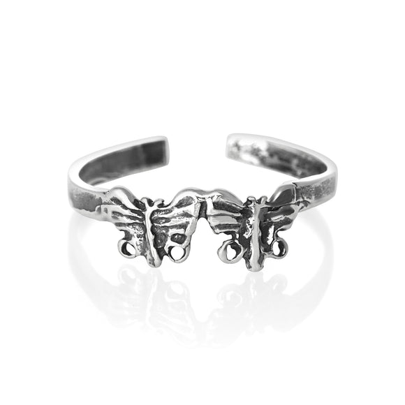 TR-1670 Butterflies Toe Ring | Teeda