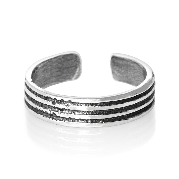 TR-1900 Two Groove Toe Ring | Teeda