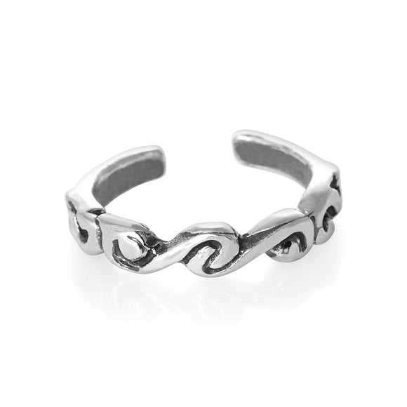 TR-2000 Waves Toe Ring | Teeda