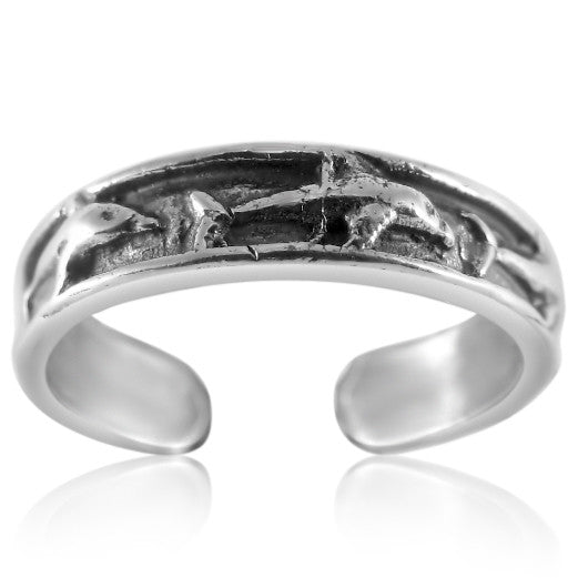 TR-2230 Dolphin Toe Ring | Teeda