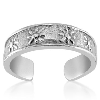 TR-2300 Row of Stars Toe Ring | Teeda