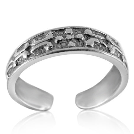 TR-2510 Pattern Toe Ring | Teeda
