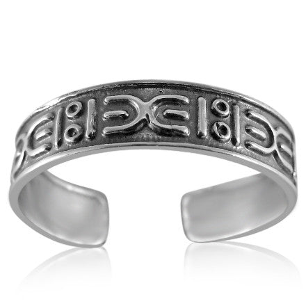 TR-2610 Pattern Toe Ring | Teeda
