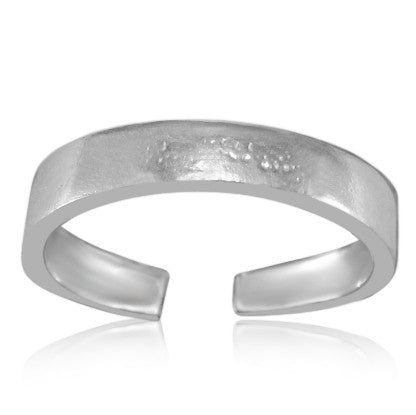 TR-2630 Plain Flat Cigar Sm Toe Ring | Teeda