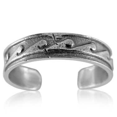 TR-2710 Waves Toe Ring | Teeda